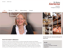 Tablet Screenshot of kaemena-immobilien.de